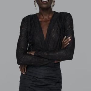 Zara Lace Bodysuit M